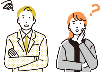 People illustrating problems