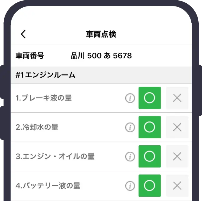 車両点検