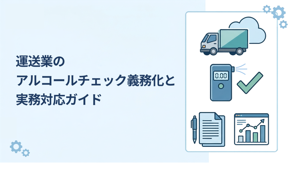 サムネイル画像:運送業のアルコールチェック義務化と実務対応ガイド