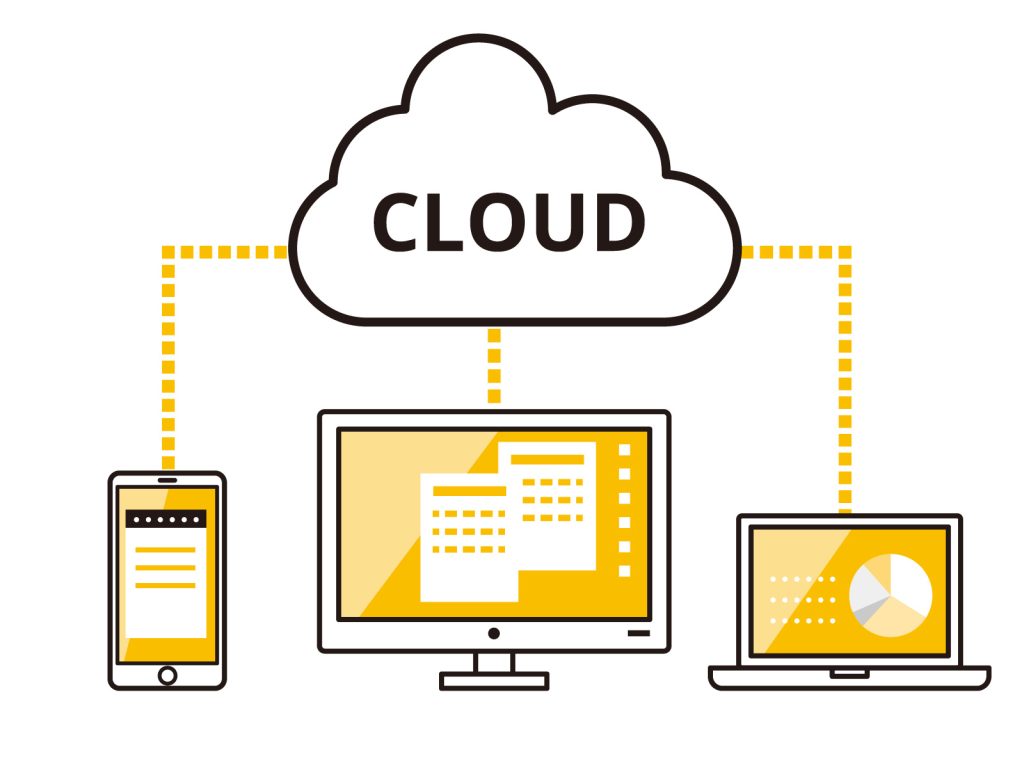 クラウドサービスの活用を想起させる画像